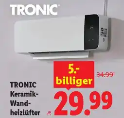 Lidl TRONIC Keramik-Wandheizlüfter Angebot