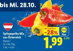 Lidl Spitzpaprika Mix aus Österreich Angebot
