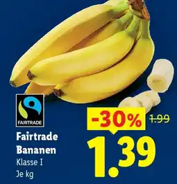 Lidl Fairtrade Bananen Angebot