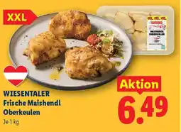 Lidl Wiesentaler Frische Maishendl Oberkeulen Angebot