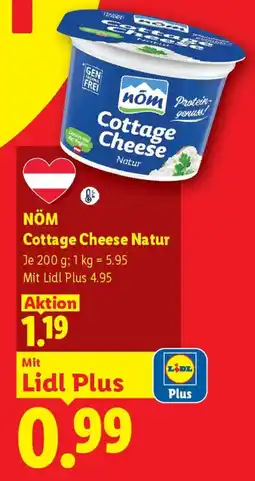 Lidl NÖM Cottage Cheese Natur Angebot