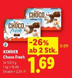 Lidl Kinder Choco Fresh Angebot