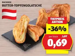 Hofer Backbox Butter-Topfengolatsche Angebot