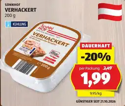 Hofer Sonnhof Verhackert Angebot