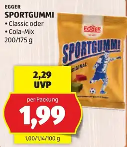 Hofer Egger Sportgummi Angebot
