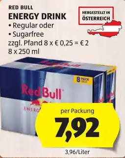 Hofer Red Bull Energy Drink Angebot