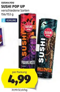 Hofer Sushi4You Sushi Pop Up Angebot
