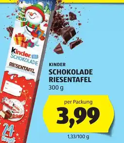 Hofer Kinder Schokolade Riesentafel Angebot