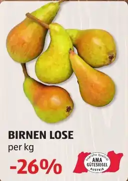 Hofer Birnen lose Angebot