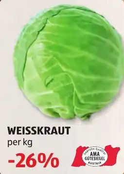 Hofer Weisskraut Angebot