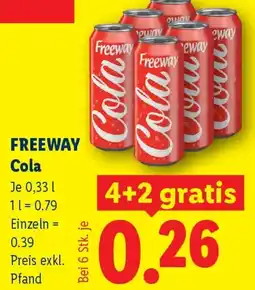 Lidl Freeway Cola Angebot