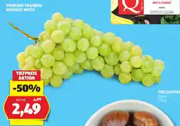 Hofer Premium Trauben Kernlos Weiss Angebot