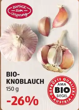 Hofer Bio-Knoblauch Angebot