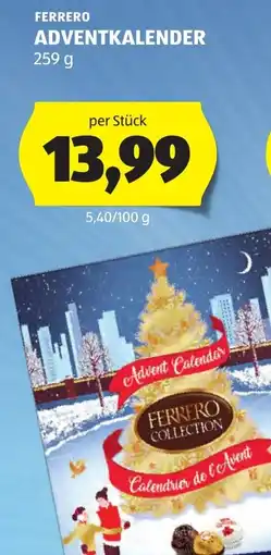Hofer Ferrero Adventkalender Angebot
