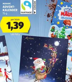 Hofer Monarc Adventkalender Angebot