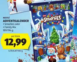 Hofer Nestlé adventkalender Angebot