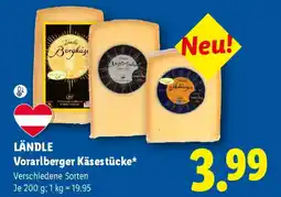 Lidl LÄNDLE Vorarlberger Käsestücke Angebot