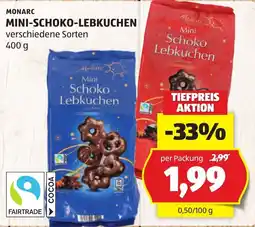 Hofer Monarc Mini Schoko Lebkuchen Angebot
