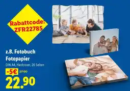 Lidl Fotobuch Fotopapier Angebot
