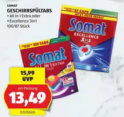 Hofer Somat Geschirrspültabs Angebot