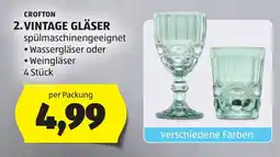Hofer Crofton Vintage Gläser Angebot