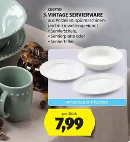 Hofer Crofton Vintage Servierware Angebot