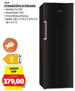 Hofer CEEM STANDKÜHLSCHRANK Angebot