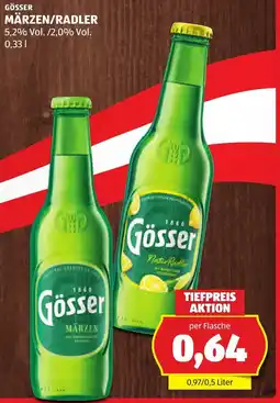 Hofer Gösser Märzen/Radler Angebot
