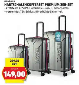Hofer Monzana Hartschalenkofferset Premium 3er-Set Angebot