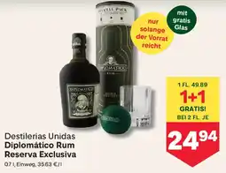 MPreis Destilerias Unidas Diplomático Rum Reserva Exclusiva Angebot