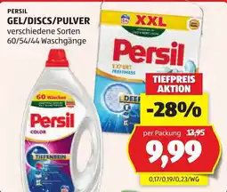 Hofer Persil Gel/Disks/Pulver Angebot