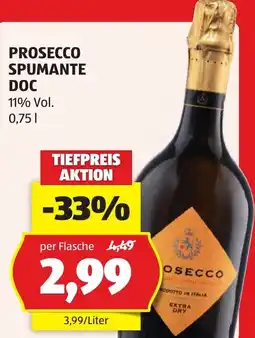 Hofer Prosecco Spumante DOC Angebot
