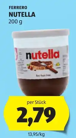 Hofer Nutella Angebot