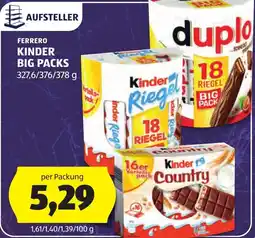 Hofer Kinder Big Packs Angebot