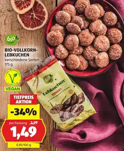 Hofer Bio-vollkorn lebkuchen Angebot