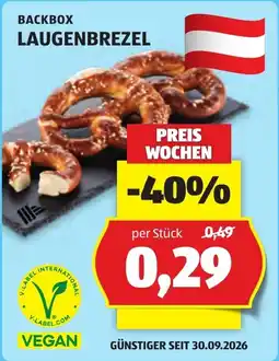 Hofer Backbox Laugenbrezel Angebot