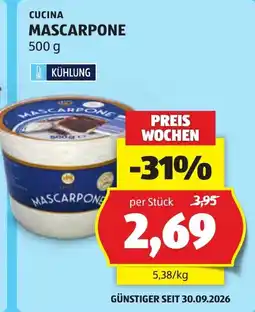 Hofer Cucina Mascarpone Angebot