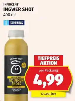 Hofer Innocent Ingwer Shot Angebot