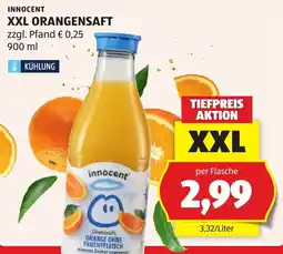 Hofer Innocent XXL Orangensaft Angebot