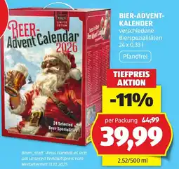 Hofer Beer-Advent Calendar 2026 Angebot