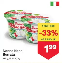 MPreis Nonno Nanni Burrata Angebot