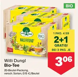 MPreis Willi Dungl Bio-Tee Angebot
