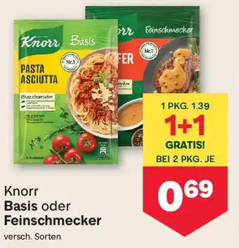 Knorr Basis oder Feinschmecker