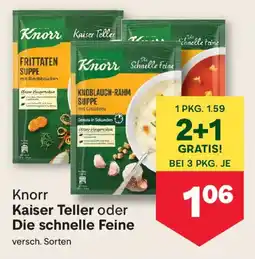 MPreis Knorr Kaiser Teller oder Die schnelle Feine Angebot