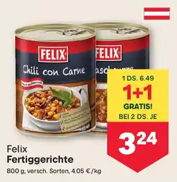 MPreis Felix Fertiggerichte Angebot
