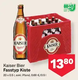 MPreis Kaiser Bier Fasstyp Angebot