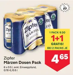 MPreis Zipfer Märzen Dosen Pack Angebot