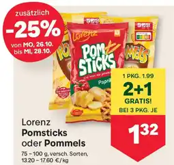 MPreis Lorenz Pomsticks oder Pommels Angebot