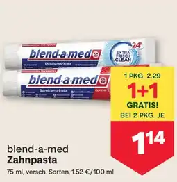 MPreis blend-a-med Zahn pasta Angebot