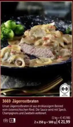 Bofrost Jägerrostbraten Angebot